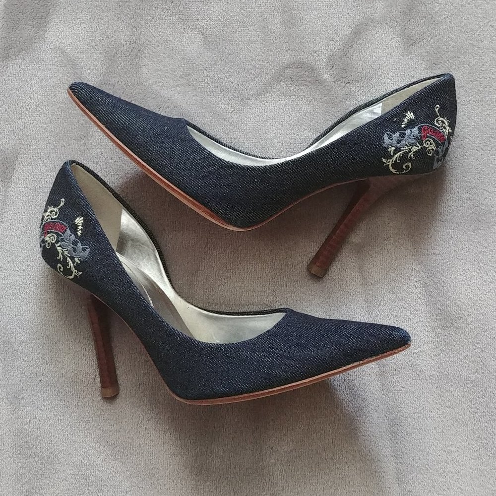 🔥 Guess by Marciano denim heels